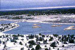 Pintail Lake in winter.