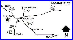 Los Caballos Locator Map