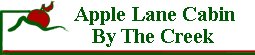 Sponsored by Apple Lane Cabin by the Creek.
